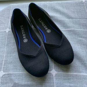 Rothy’s Black Knit Flat (worn once)